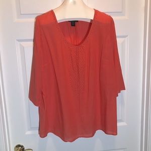 Lane Bryant Three Quarter Sleeve Top